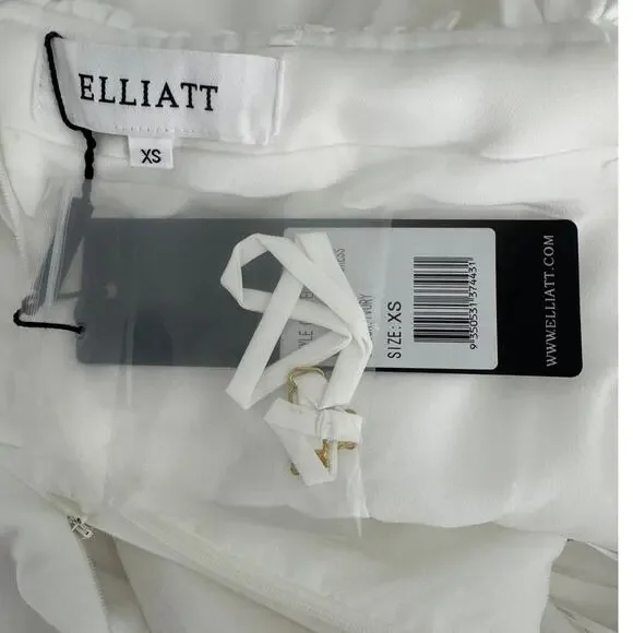 Elliatt Amelie Mini Party Dress wedding bride bridal white size XS - Picture 12 of 15